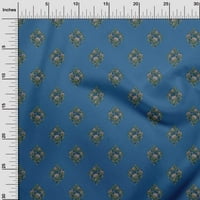 Onuone pamuk poplin twill plavi listovi tkanine i cvjetni cvjetni šivanje projekti Projecting Otisci