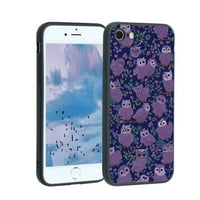 Tamnoplava-magična-šumska gljiva-botanica-priroda-estetska-sjajna futrola za iphone za žene muškarci