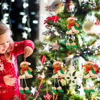 Božićna lutka sa nogama božićni poklon mali krpa božićna stablo privjesak male lutke Dječje igračke