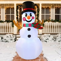FT visoki božićni snjegović sa ugrađenim LED-om, puše natakleže za snjegovića za Xmas party zatvoreni,