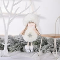 Noarlalf kuke za viseće božićne kape za božićne gljive Snowflake Angel viseći ukrasi Xmas Tree Privjesak