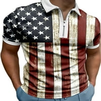 Grianlook muns tee rever vrat T majice kratki rukav polo majica Muški atletski pulover vrećice Dan neovisnosti