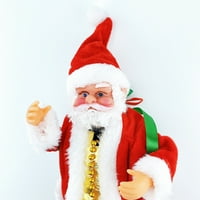 Umjetna holly bobira Garland Božićni ukras Santa Claus Električni penjanje Viseći Xmas Ornament Santa