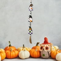 Halloween Hanging Ornament, Drvena zrnca Decoion Spider uklet kuća Decoion