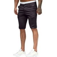 Muški ljetni modni ležerne tanke čvrste kopče sa zatvaračem hlače hlače hlače hlače