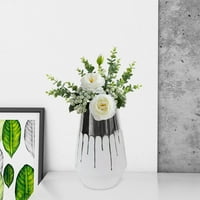 Keramička cvijeta vaza Jedinstvena sjajna vaza široka usta moderna vaza ukrasna vaza za dom, vjenčanje,