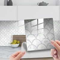 MDuoduo mosaic zidna naljepnica za pločicu, kuhinjska pločica naljepnica kupaonica mozaik zidna naljepnica