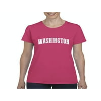 MMF - Ženska majica kratki rukav, do žena Veličina 3XL - Washington