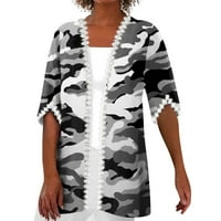 Ženske košulje Strungten Ženska kardigan košulja Bluza Outerwear SolidL Duljina Rukovina Ležerne prilike
