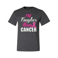 Teže od raka muške grafičke majice, Heather Black, 2xL