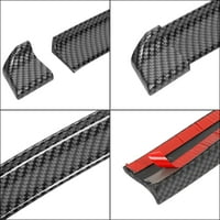 59 Uzorak karbonskih vlakana za stražnju stražnju spojleru krila gumena gumena za usne prtljažnik krova