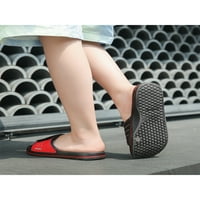 Ferndule Kids non kliznite papuče za ravne potpetice Plivanje brzo suho na kućnim bazenom za cipele