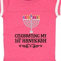 Inktastic hanukkah babys 1. menorah poklon dječji dječak ili dječji dječji bodysuit