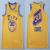 NBA_ Drey Men The Finale zakrpa Košarka Stephen Curry Jersey Retro Team Black Mornary Plava Bijela žuta