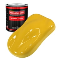 Restauratorska radnja - Kanarska žuta akrilna laka Auto boja - galon samo boja - profesionalni sjaj
