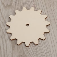 CUTOUT DRVO Nedovršeni drveni čips zanatski ukrasi kriški mjenjač Steampunk Slice DIY Craft Center Funcler