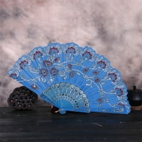 Frehsky domaćinstvo Essentials Kineski stil Dance Wedding Party Clear Silk Folding Ručna ventilator