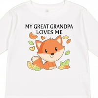 Inktastic Moj sjajan djed voli me - mali poklon dječaka majica malih majica ili majica s dugim rukavima