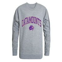 Univerzitet za zapadni Carolina CatAmounts Campus Crewneck majica Heather Grey