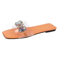 Giligiliso Clearence ženske sandale dame Ljeto prozirne papuče ravne ravne ravne papuče