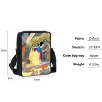 Snow White Casual školske torbe Super Kawaii Atraktivni crtani crtani boju Backpack za osnovnu školu