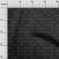 Onuone pamučne svilene tamno sive tkanine apstraktne linije tkanina za šivanje tiskane plafne od dvorišta