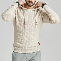 Muška košulja dugih rukava za muškarce duge s kapuljačom dugih rukava s dugim rukavima duks pulover
