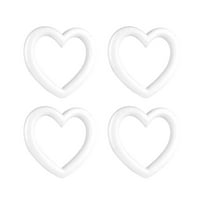 Božićni prsten DIY Craft Heart u obliku srčanog u obliku reda Garland Decko dekor za viseći prsten