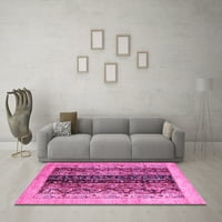 Ahgly Company Zatvoreni pravokutnik Oriental Pink Moderni prostirke, 2 '5'