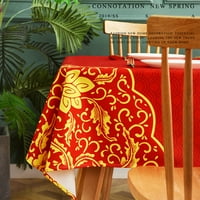 Anvazise dvostruka sreća stolnjak kineski stil mješavina tkanina široko korištenje vjenčanog stola za