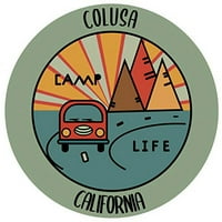 Kolusa California Suvenir Vinil naljepnica za naljepnicu Kamp dizajn