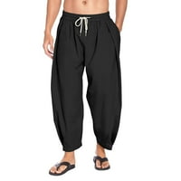 Simplmasygeni teretni hlače za muškarce Sportska pantalona za čišćenje muške ljetne modne maramičke
