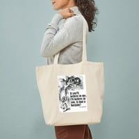 Cafepress - Carroll Vjerujte u mene torba - prirodna platna torba, Torba za trbuhu