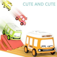 Bulestore Aluy igračka automobila Mini Q verzija Autobus Automobil Djeca Gledaju interaktivnu indukciju