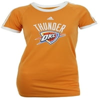 Adidas NBA ženski oklahoma City Thunder kratki rukav Raglan majica - narandžasta