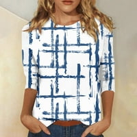 Strugten majice za žene Slatke grafičke tenske bluze casual plus veličina Osnovni vrhovi Pulover Ženski