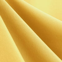 Haljine za žene Casual Trends Ženski rukav Ispis kratkih rukava Okrug retro mini haljina žuta s