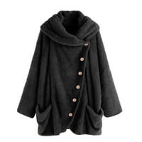 Badymincsl Ljetne uštede Žene Ležerne prilike sa čvrstim korpom Cloak kaputi Vintage prevelike kapute