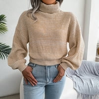 Simplmasygeni Clearence Trendi džemperi dugih rukava za žene Plus size Ženski modni ležerci Ležerni