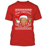 Trump napravi Božić sjajno tiskanim majicama irski zeleni tee 2x-velik