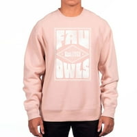 Muška američka odjeća ružičasta FAU sova premium pulover dukserica
