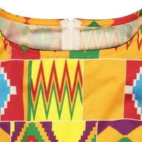 Haljine za dijete za tinejdžere Trendy Baby afrički Dashiki Tradicionalni stil Kratki rukav Okrugli
