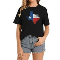 Mapa državne zastave Texas-a u nevoljenoj majici