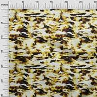 Onuone viskoza Šifon žuta tkanina Životinjska koža DIY odjeća prekrivajući tkaninu Ispis Tkanina od