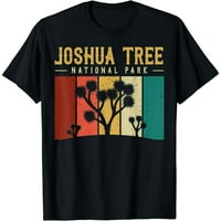 Joshua Tree Nacionalni park Vintage kratki rukav majica Crna casual tee