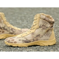 Eloshman Muške vojno čizme Pustinjske pješačke cipele Taktičke borbene čizme džungla prozračna čipkasti