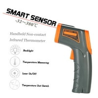 Senzor -32 ~ 380 ℃ 12: Prijenosni ručni digitalni infracrveni infracrveni termometar Tester tester pirometar