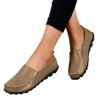 Eczipvz Ženske cipele Ženske platnene cipele Ležerne prilike slatko nisko rezanje čipke modne ugodne za šetnju, kaki