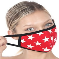Star Print za odrasle Unise modne pamučne obloge za prekrivanje lica maska