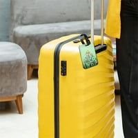 Pravokutnik PU kožne prtljage za putni kofer prtljag -bulbasaur TE513